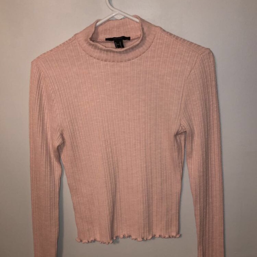 Long sleeve baby pink turtle neck